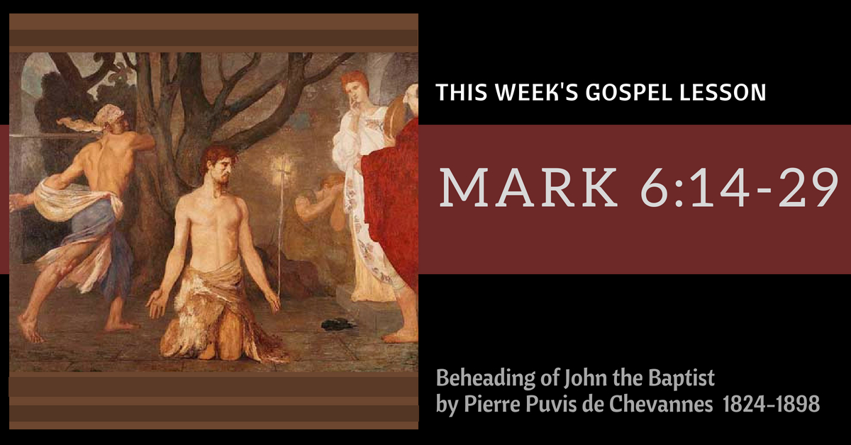 biblestudy mark6 14 29
